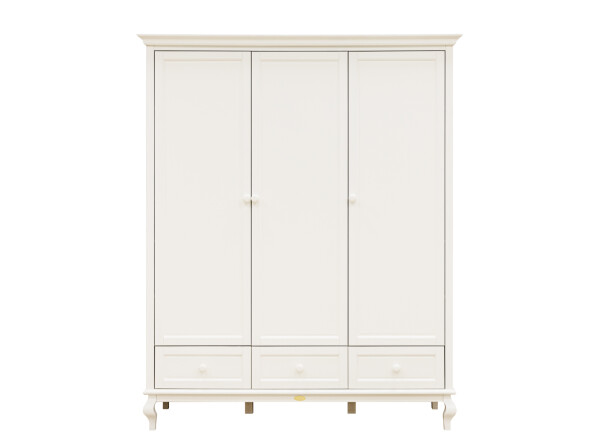 3-door wardrobe Juliette Off White