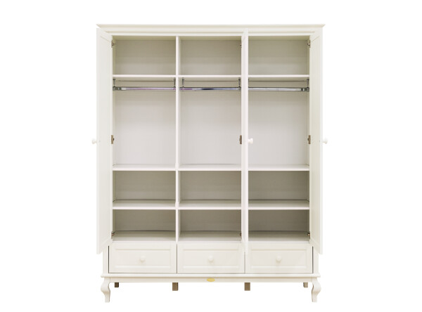 3-door wardrobe Juliette Off White