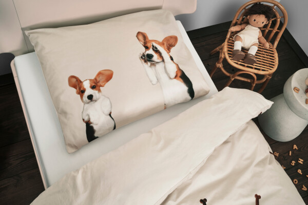 Duvet cover 140x200/220 Beagle Friends incl. pillowcase 60x70