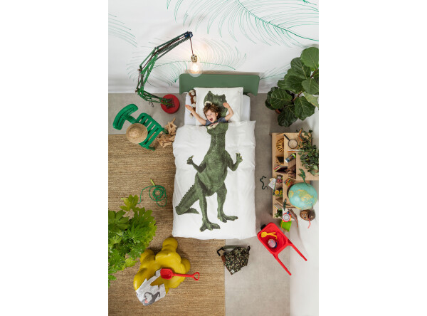 Housse de couette 120x150 Dino incl. taie d'oreiller 60x70 Housse de couette 120x150 Dino incl. taie d'oreiller 60x70