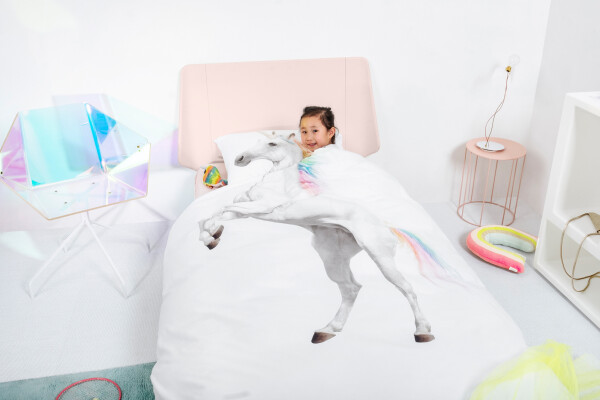 Funda nórdica 140x200/220 Unicorn incl. funda de almohada 60x70