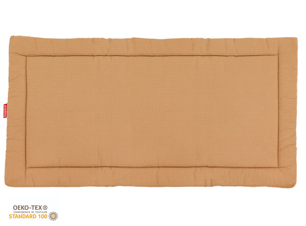 Boxkleed wafel Brent XXL Camel/Ecru