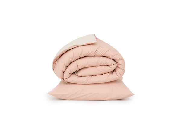 Duvet cover 140x220 Powder Pink