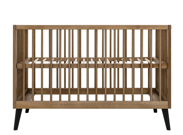 Zara 2-part nursery Walnut/Matt Black
