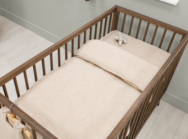 Zara 2-part nursery Walnut/Matt Black
