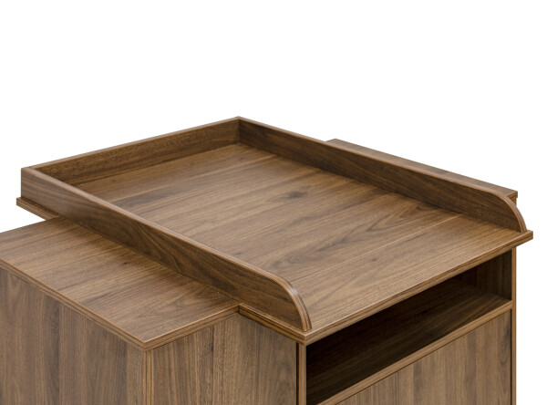 Barrier Zara Walnut/Matt Black