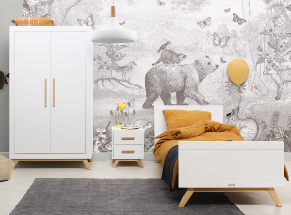 Fenna 2-part children's room White/Natural