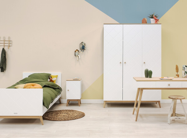 Paris 2-part children's room White/Oak