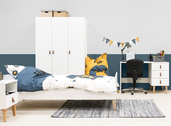 Indy 2-part children's room White/Natural