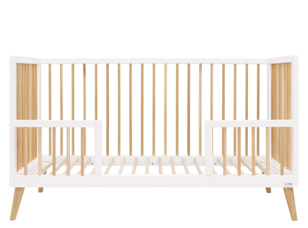 Jort 2 piece nursery furniture set XL with bench bed White/Natural