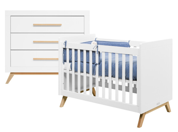 Fenna 2-part nursery White/Natural