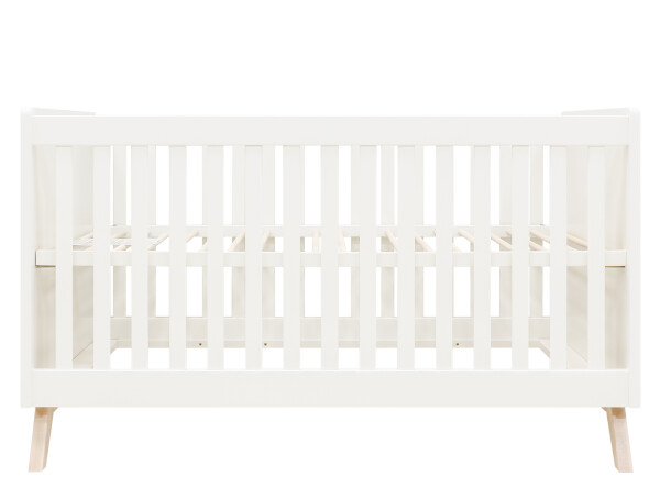 Fenna 2 piece nursery furniture set with bench bed White/Natural