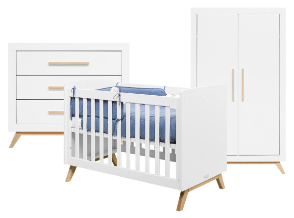 Fenna 3-part nursery White/Natural