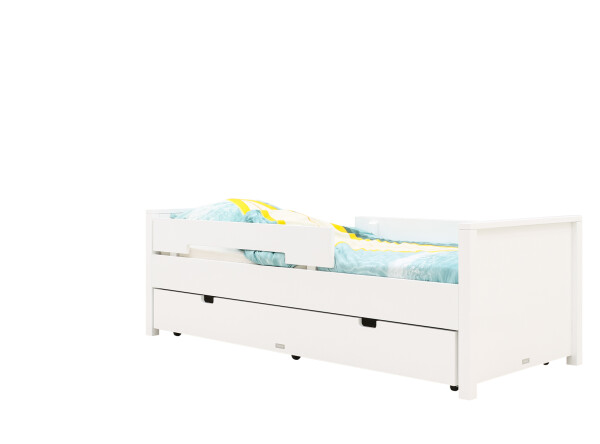Bed 90x200 incl. 2 uitvalbeschermers Jonne Wit