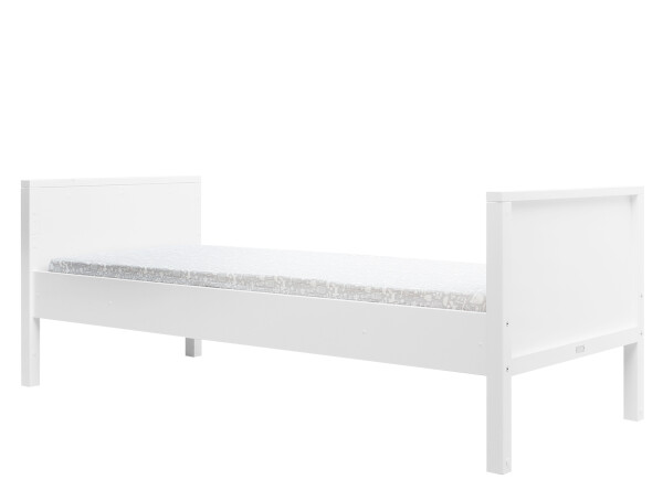 Basic Bett 90x200 Nordic Weiß