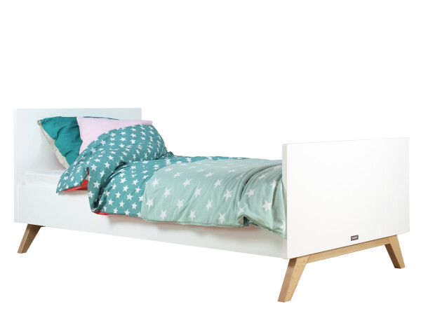 Bed 90x200 Lynn White/Natural