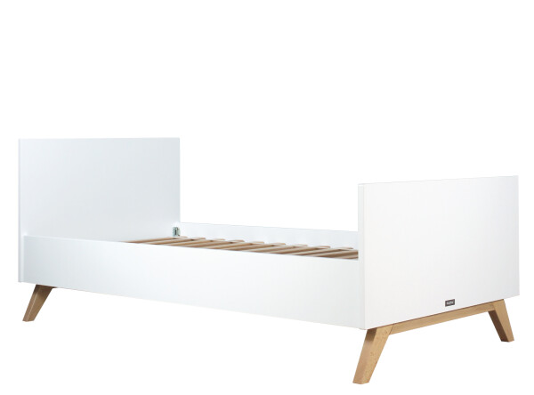 Bed 90x200 Lynn White/Natural