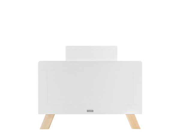 Bed 90x200 Lisa White/Natural