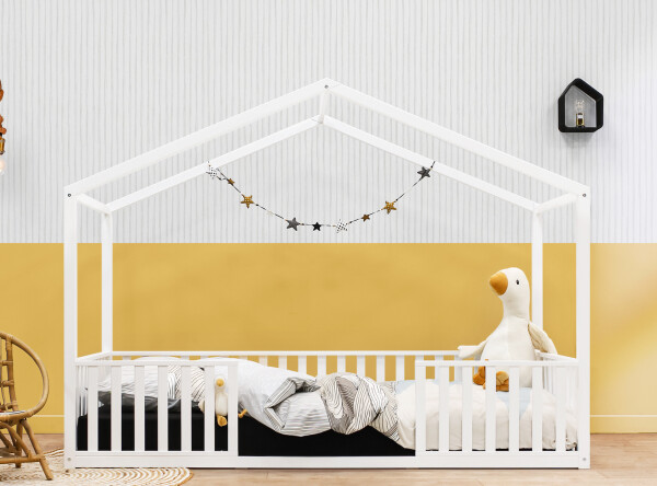 House bed 90x200 Robin White
