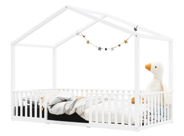 Cama casa 90x200 Robin Blanco