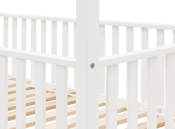 Cama casa 90x200 Robin Blanco
