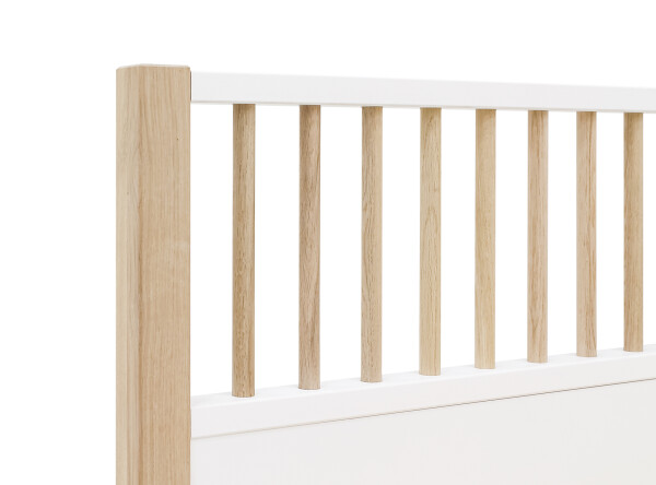 Bed 90x200 Mika White/Oak