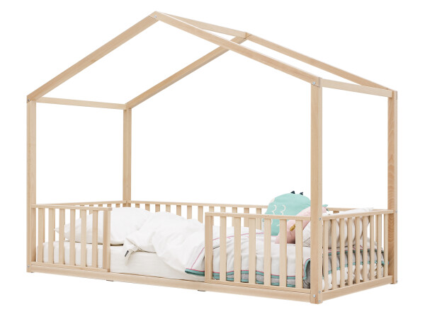 House bed 90x200 Robin Natural