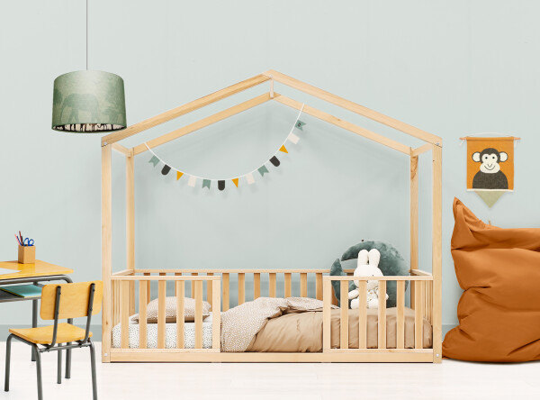 House bed 90x200 Robin Natural