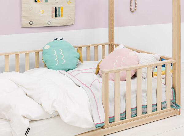 House bed 90x200 Robin Natural