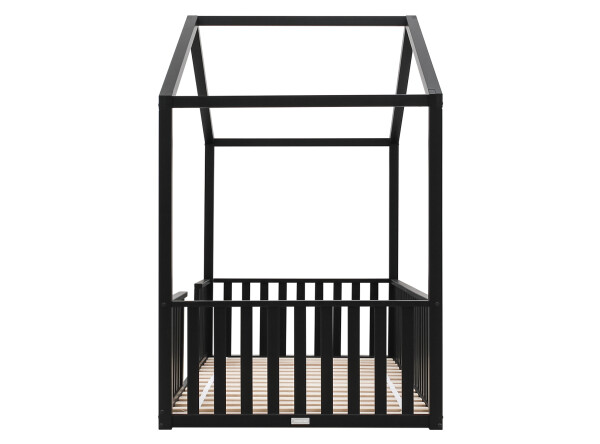 House bed 90x200 Robin Matt Black