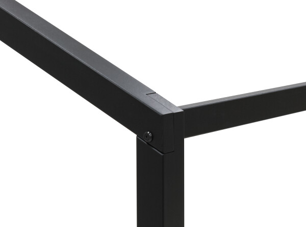 House bed 90x200 Robin Matt Black