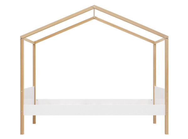 Huisbed 90x200 Liam Wit/Naturel
