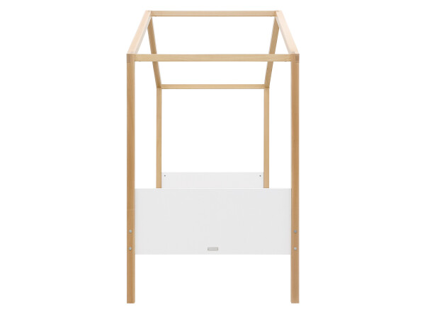Huisbed 90x200 Liam Wit/Naturel