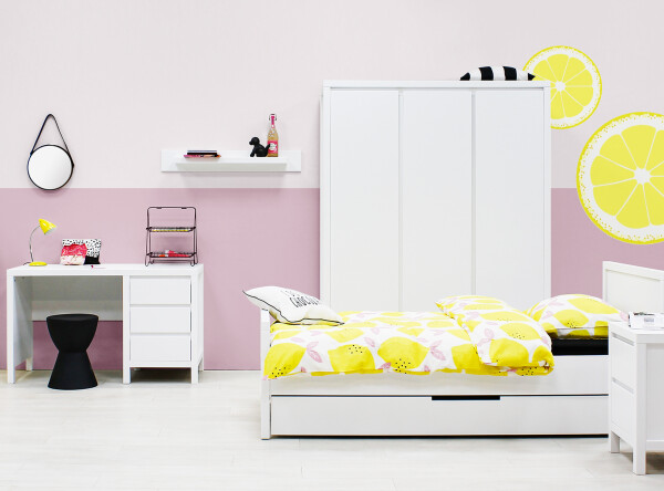 Bed 90x200 Corsica White