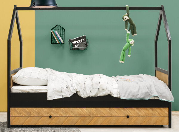Cama casa 90x200 Job Vintage Honey