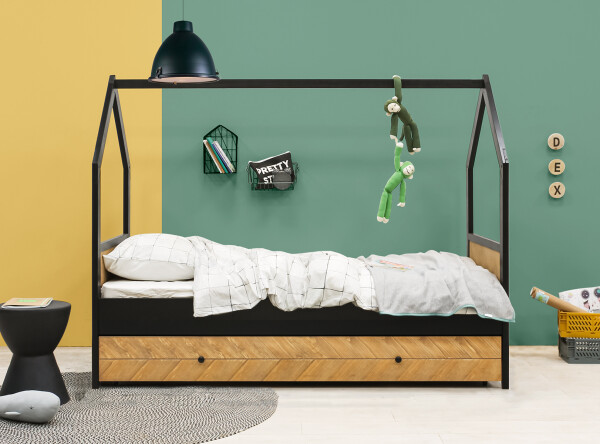 House bed 90x200 Job Vintage Honey