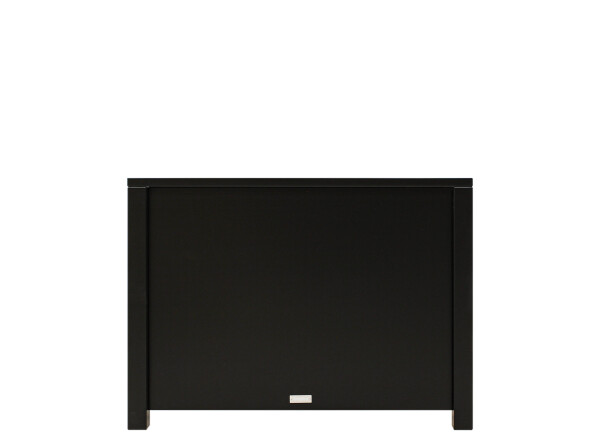 Bed 90x200 incl. 2 protection racks Jonne Matt Black