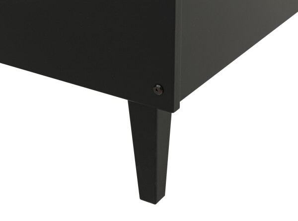 Bench bed 70x140 Xem Matt Black/Oak
