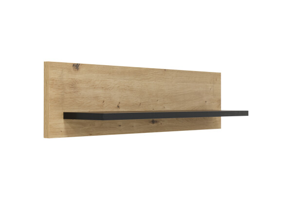 Shelf Xem Matt Black/Oak
