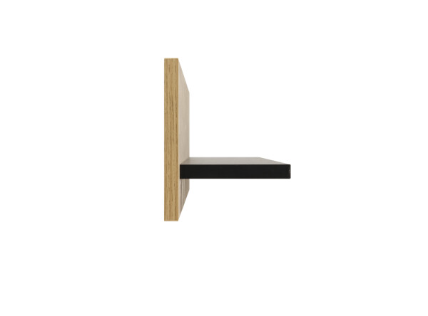 Shelf Xem Matt Black/Oak