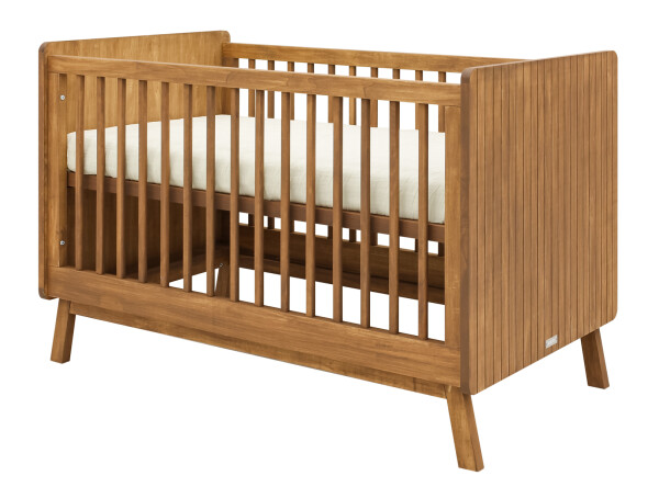 Senna 2 piece nursery furniture set with bench bed Rose Wood