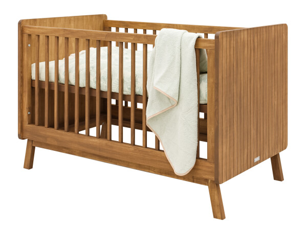 Senna 3 piece nursery furniture set with bench bed Rose Wood