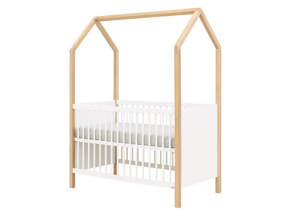 Bed 60x120 Homy White/Natural