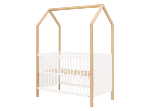 Bed 60x120 Homy White/Natural
