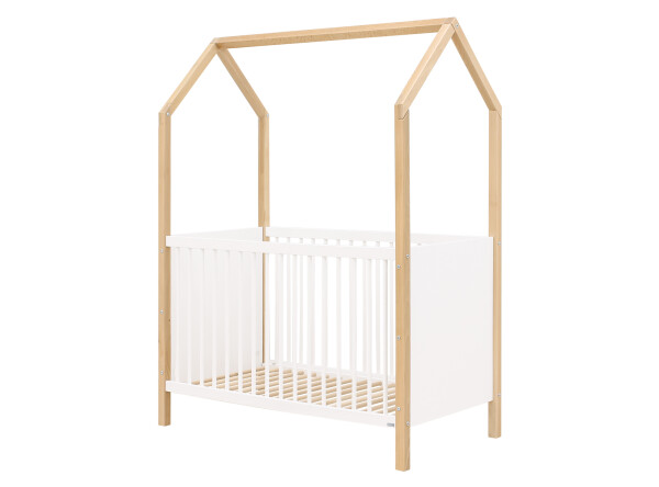 Bed 60x120 Homy White/Natural