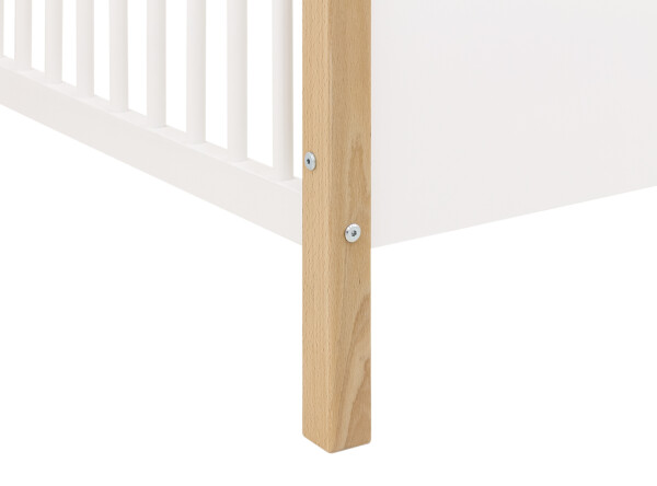 Bed 60x120 Homy White/Natural