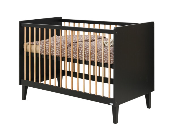 Xem 3-part nursery Matt Black/Oak