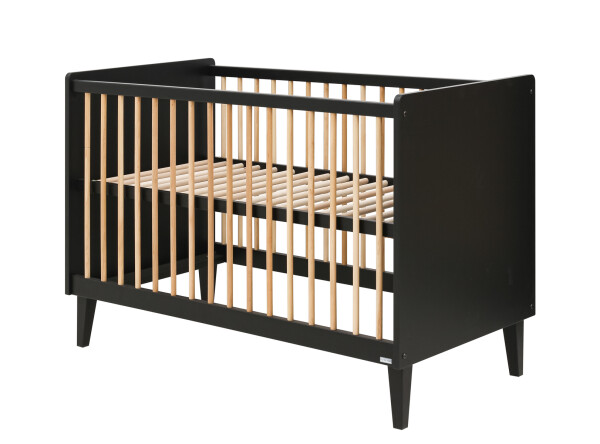 Xem 3-part nursery Matt Black/Oak