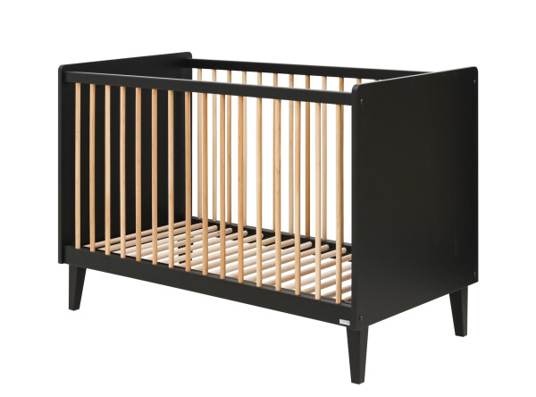 Xem 3-part nursery Matt Black/Oak