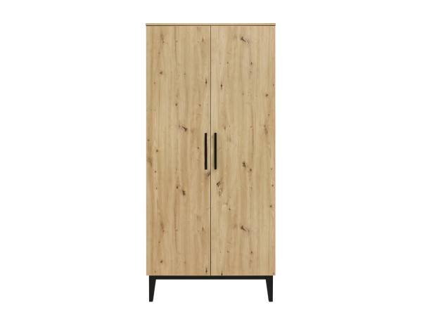 Xem 3-part nursery Matt Black/Oak